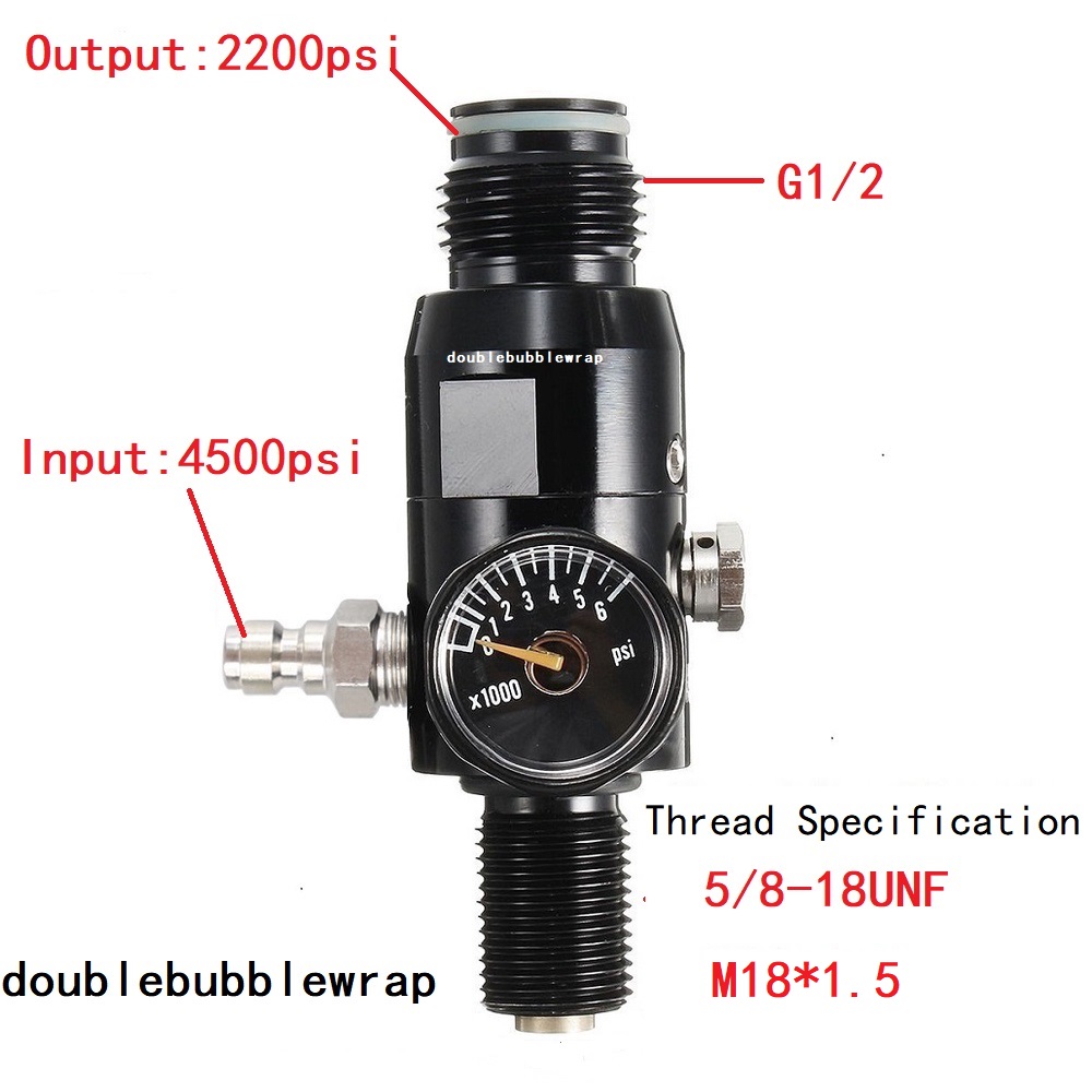 Aquarium Marine Plants - Regulator Valve 5/8-18UNF or M18*1.5 Regulator