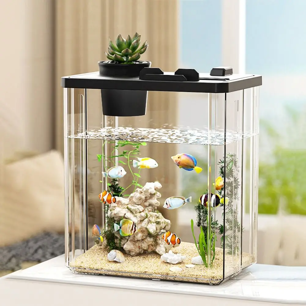 Aquarium Desktop Fish Tank Wat - Marine Aquarium With Sump ulasan dan harga
