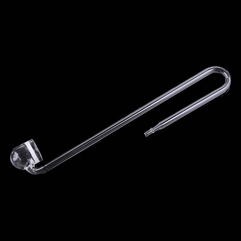 Glass CO2 Diffuser Transparent - Aquarium Marine Plants ulasan dan harga