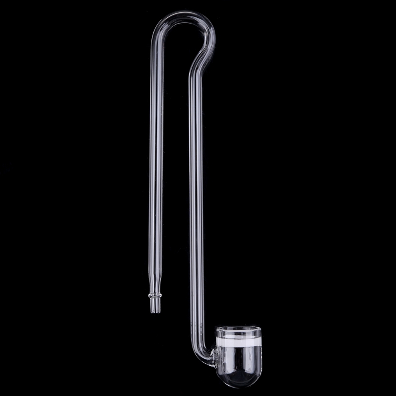 Glass CO2 Diffuser Transparent - Aquarium Marine Plants ulasan dan harga
