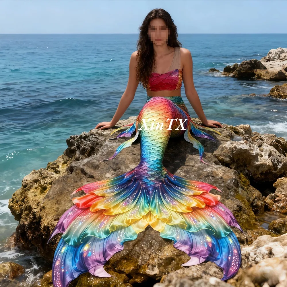 Mermaid tail rainbow-colored l - Aquarium & Marine Museum Universiti Malaysia Sabah Kota Kinabalu Sabah Photos ulasan dan harga