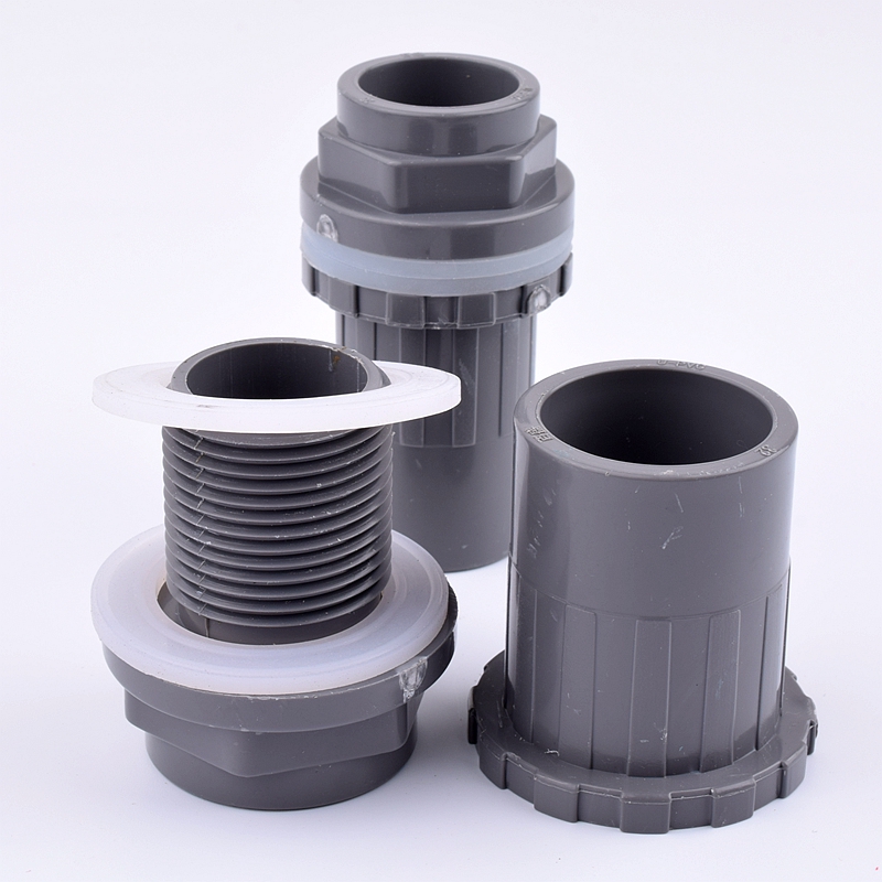 2-5pcs 20mm~50mm Grey PVC Pipe - Marine Aquarium Overflow ulasan dan harga