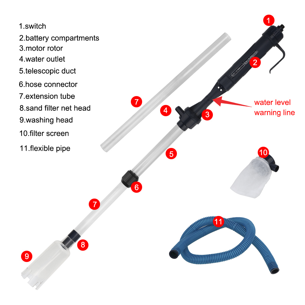 Electric Water Change Pump Gra - Marine Aquarium With Sump ulasan dan harga