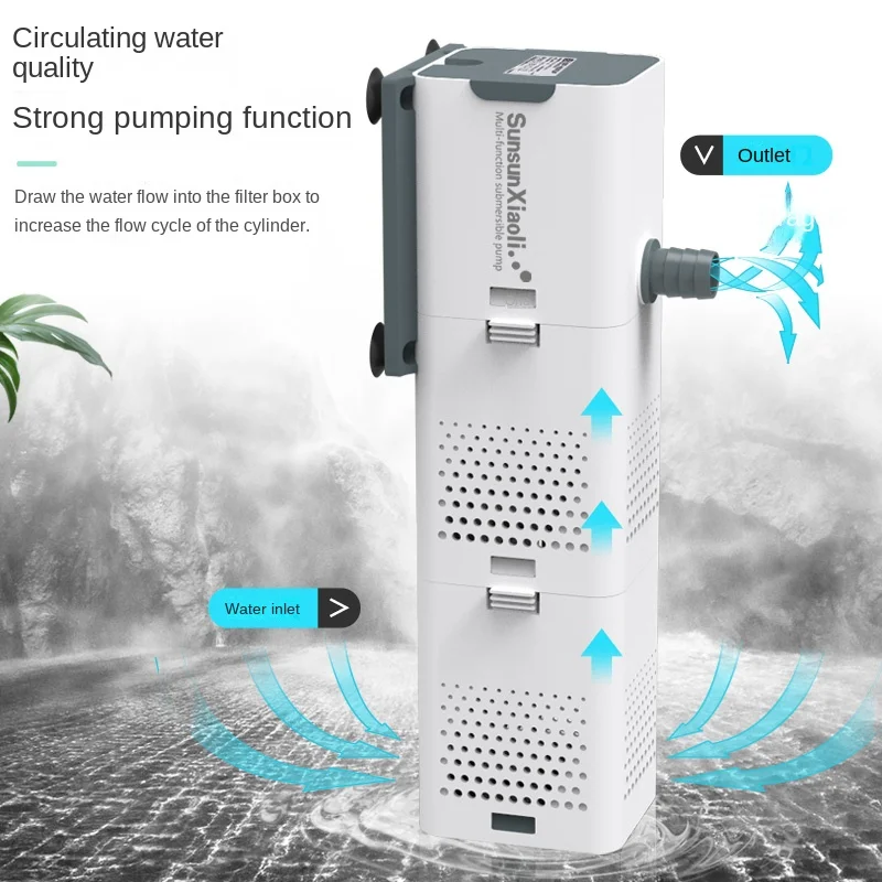 SUNSUN 3 in 1 Filter for Aquar - Marine Aquarium Hardscape ulasan dan harga