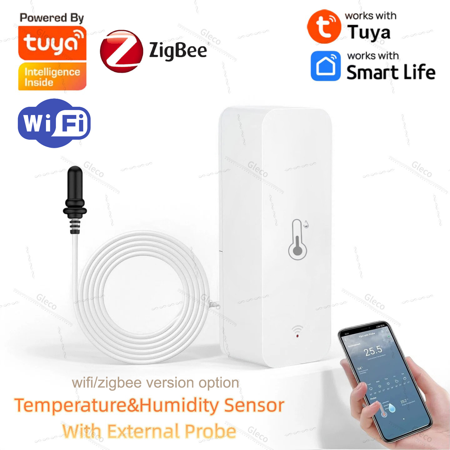 Tuya Wifi Zigbee Temperature a - Aquarium Marine Plants ulasan dan harga