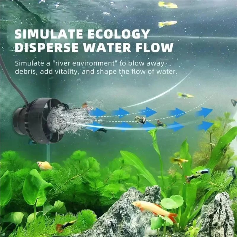 A23P SLW10 Wavemaker Silent Wa - Marine Aquarium Wave Maker ulasan dan harga