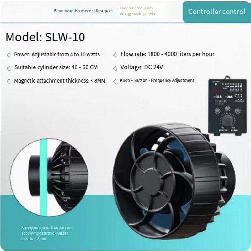 A23P SLW10 Wavemaker Silent Wa - Marine Aquarium Wave Maker ulasan dan harga