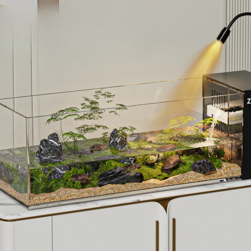 ‌Turtle Aquarium Tank - Fish & - Marine Aquarium With Sump ulasan dan harga