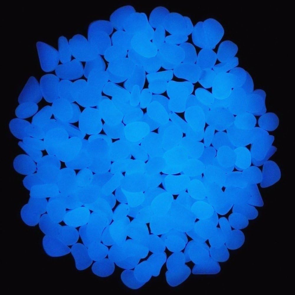 Fish Tank Rocks Glow Blue Pebb - Aquarium Marine Plants ulasan dan harga