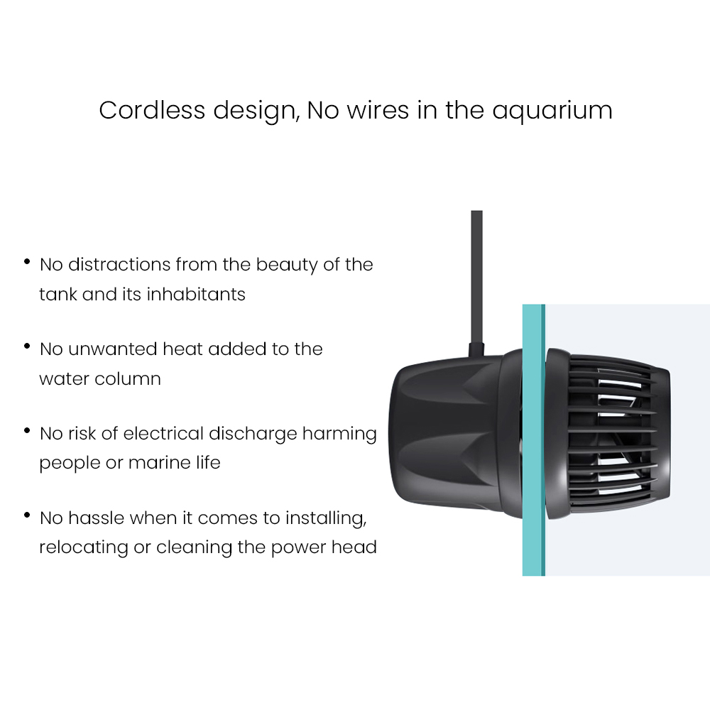Jecod/Jebao New Cordless DMP-1 - Marine Aquarium Wave Maker ulasan dan harga