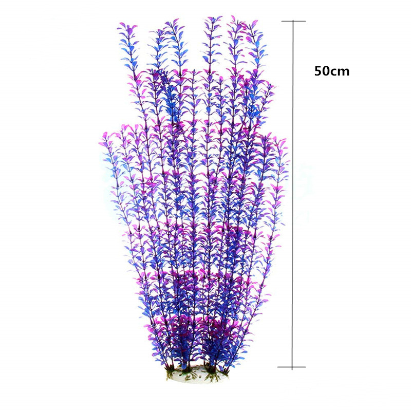 50CM Artificial Fish Tank Rare - Aquarium Marine Plants ulasan dan harga