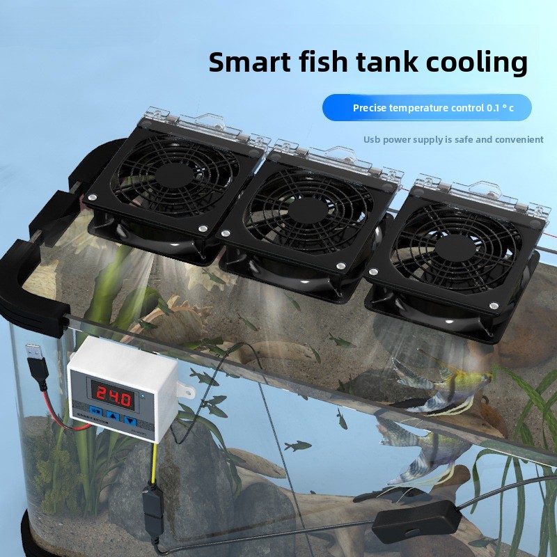 USB Smart Silent Cooling Fan A - Marine Aquarium Chiller ulasan dan harga