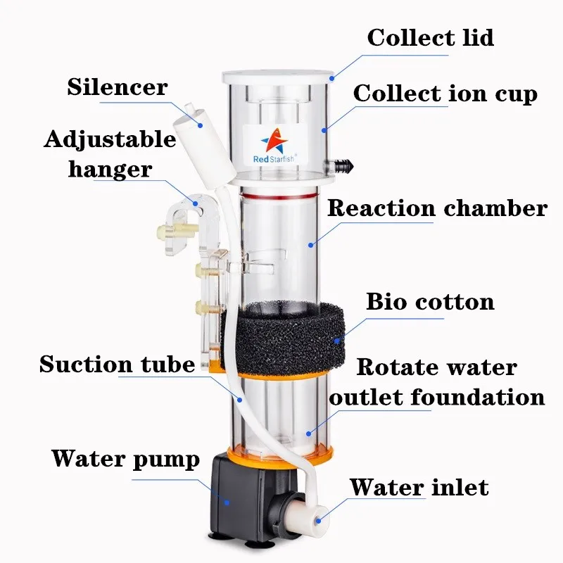 Red StarFish Protein Skimmer U - Marine Aquarium Wave Maker ulasan dan harga