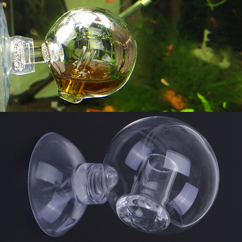 Diffuse Glass CO2 Drop Checker - Aquarium Marine Plants ulasan dan harga