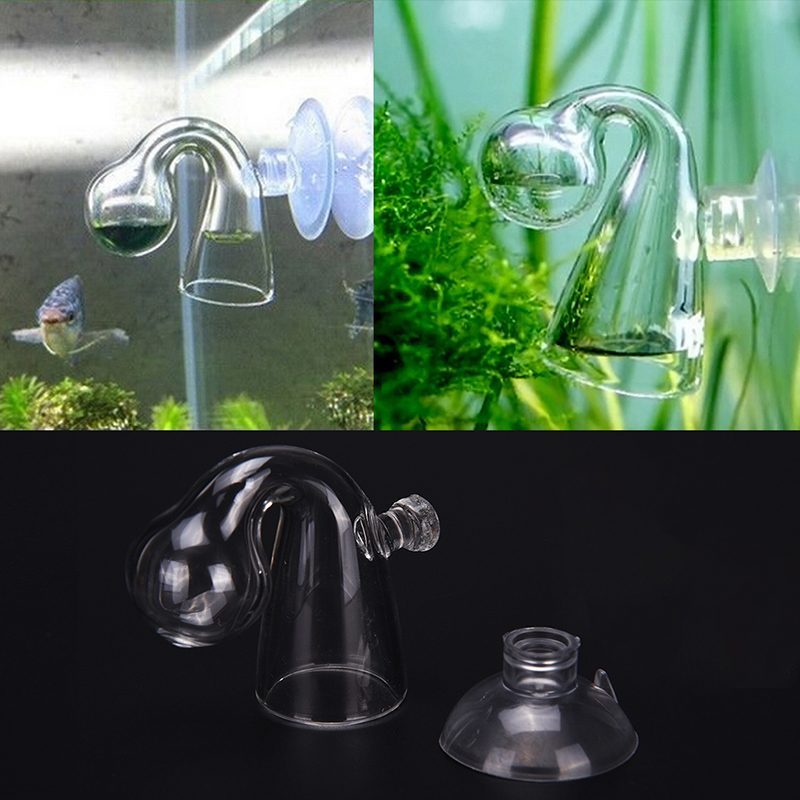 Diffuse Glass CO2 Drop Checker - Aquarium Marine Plants ulasan dan harga