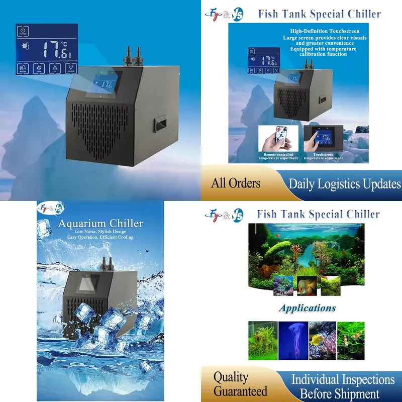 160L-500L Marine Tank Chiller  - Marine Aquarium Chiller ulasan dan harga