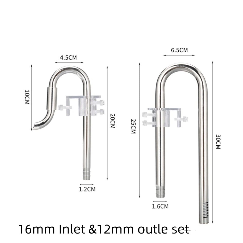 Non-rust Inflow Outflow Pipe 1 - Marine Aquarium Overflow ulasan dan harga