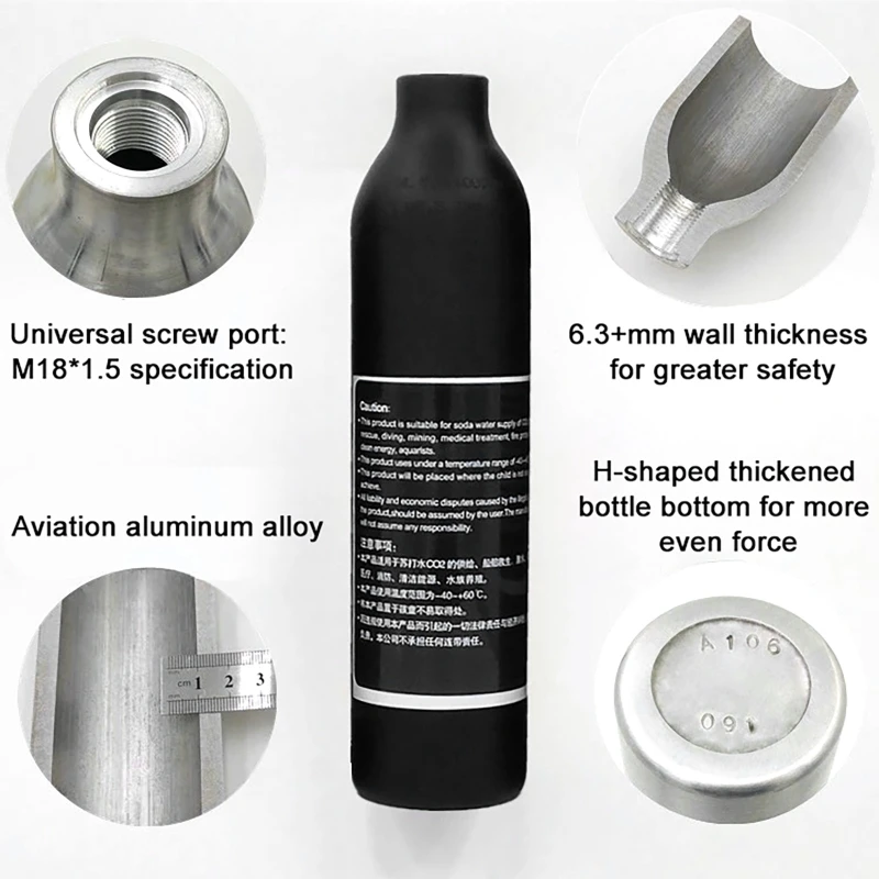 High Pressure Bottle Thread M1 - Aquarium Marine Plants ulasan dan harga